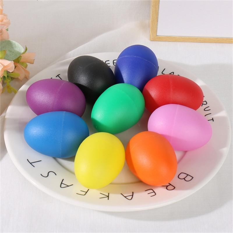 12pack Vibrant Eggs Shakers Kids Orff Percussion Tool Promoting Music Appreciation Fine Motor Skills Development