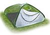 Self-Assembling Foil Tent Spring 120X120X60 Cm