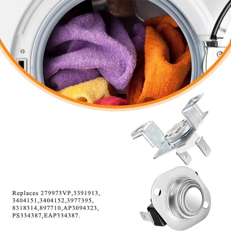 Dryer Cycling Thermostat 3977393 3392519 Thermal Cut Off Switches and High Limit Thermostat Kits Clothes Dryer Parts