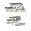 JJEM1 3D Metal ST LINE Front Grille Sticker Car Head Grill Emblem Badge Chrome Sticker for FORD FIESTA FOCUS MONDEO Auto Car Styling