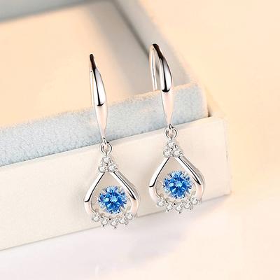 Water Drop Shape Flexible Ear Hook Earrings for Women, Simple Temperament and Versatile Earrings