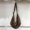 Korean Large-Capacity Retro Soft Leather Pleated Dumpling Shoulder Crossbody Bag - Casual & Versatile