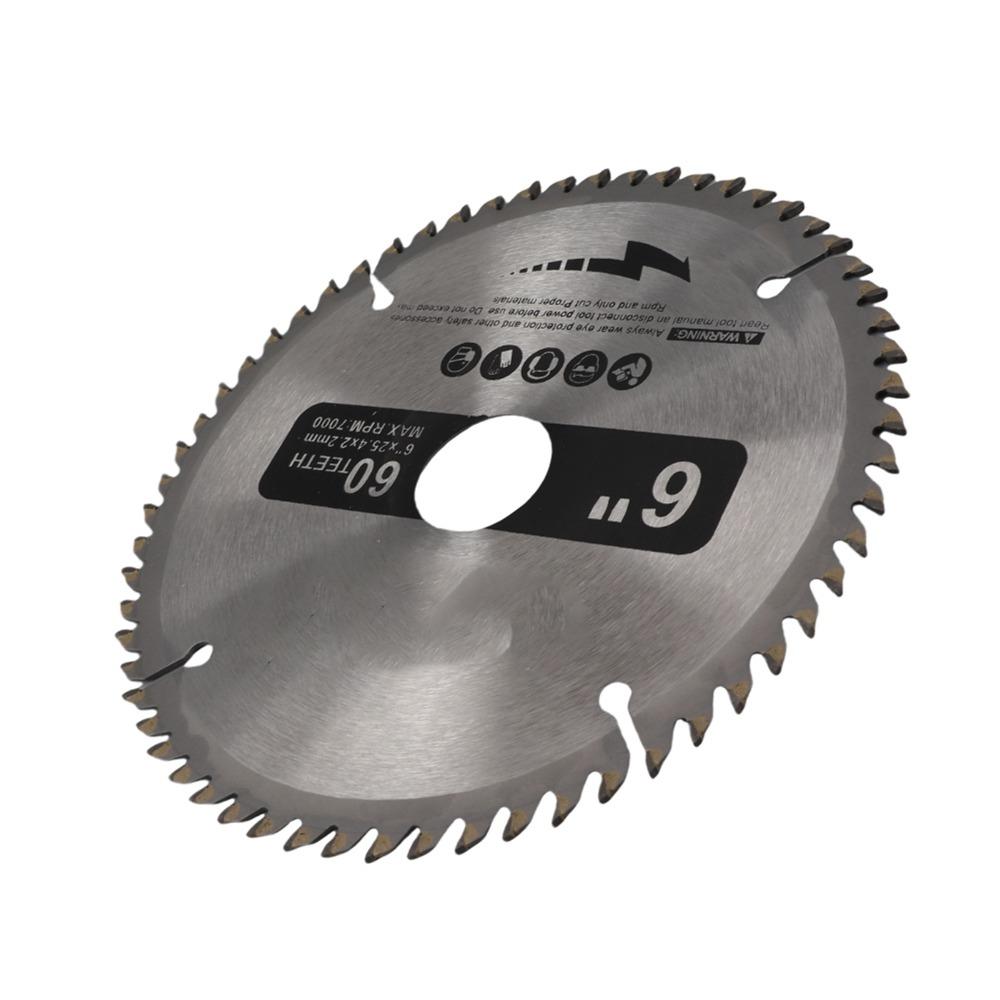 60 Teeth / 60-Tooth Circular Saw Blade 25.4mm Arbor Carbide Saw Blade Cutting Disc  Plastic Cutting