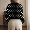 Women's Shirt Blouse Print Button Long Sleeve Casual Basic Shirt Collar Regular Top