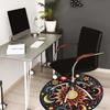 1pc Office Carpet Chair Mats Celestial Mandala Design Perfect for Decorating Office Chairs, Living Rooms, Or Bedrooms.YDT111