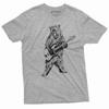 Music Band Bear Guitarist Tee Shirt | Men's Guitar Gifts Tee Shirt | Bear with Guitar Country Music Tee Shirt Christmas Gift Ideas