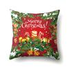 Christmas-Themed Patterns Throw Pillow Cover With Short Plush Print For Living Room Sofa Decoration Cushion Cover Pillow Covers