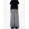 Kisko Summer Thin Pleated Plaid Wide-Leg Casual Pants for Men and Women, American-Style High-End Loose Vintage Pants