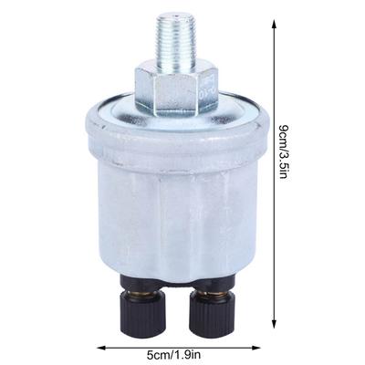 Gear Oil Pressure Sensor 1/8" NPT Oil Pressure Sensor 1/8-27 NPTF Thread Oil Pressure Sensor Sender Unit 0-10 Bar For VDO
