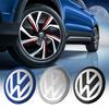 4Pcs 56/60/65mm Car Wheel Center Cover Stickers Badge Hub Cap for Volkswagen VW Rline R 4 Motion Golf Tiguan GTI TSI TDI Passat zd6