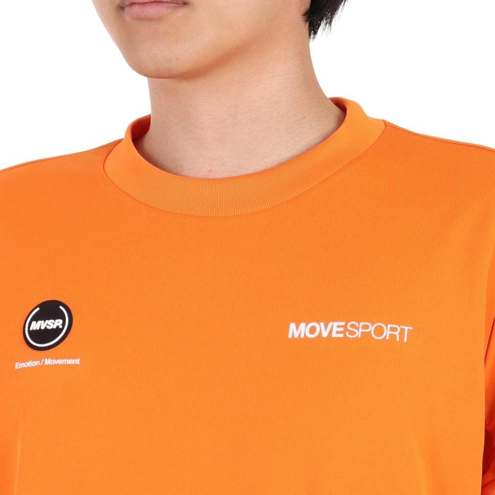 Move Sports Descente Dry Mesh Long Sleeve for Training and Size M Shirt, Moisture-Wicking, Quick-Drying, Running, (DMMWJB50)