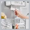 Transparent Napkin Storage Box Plastic Paper Box Storage Container Tissue Box  Living Room