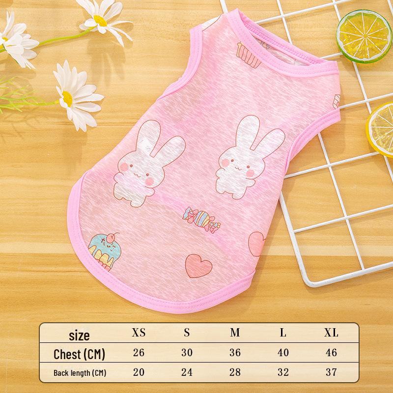 

Летний жилет для питомцев: Легкая солнцезащитная рубашка для маленьких собак и кошек, идеально подходит для весны и лета. S