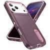 Applicable To iPhone17ProMax Defend Three-proof Mobile Phone Case Apple 16Pro Bracket 15 Anti-drop 14 Protective Case