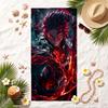 Tanjiro Soft Beach Towel Stylish Beach Pool Towel for Summer Seaside Vacation Travel