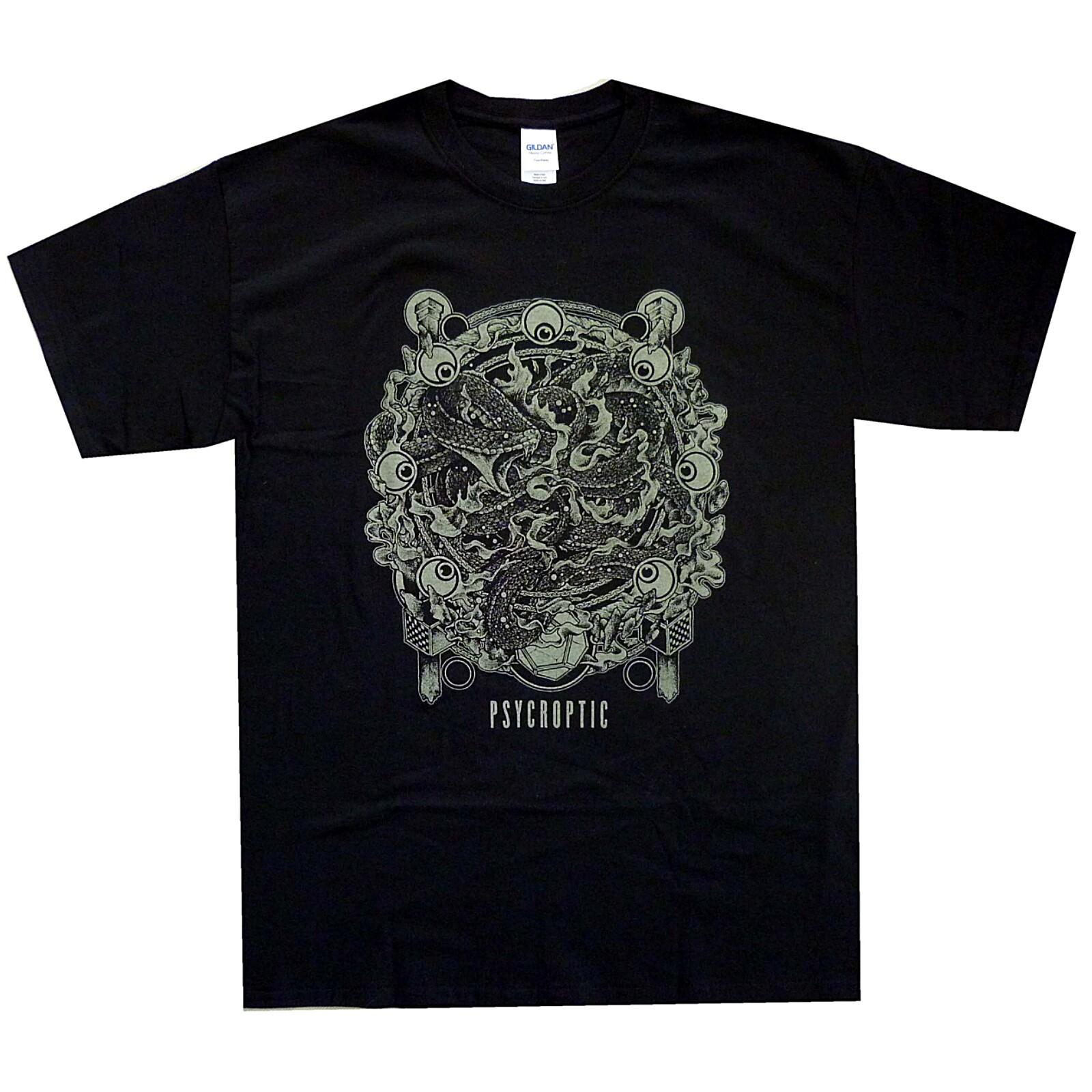 Psycroptic Infinity Snake Grey Print Shirt XL Officl Tshirt Death Metal T-Shirt S
