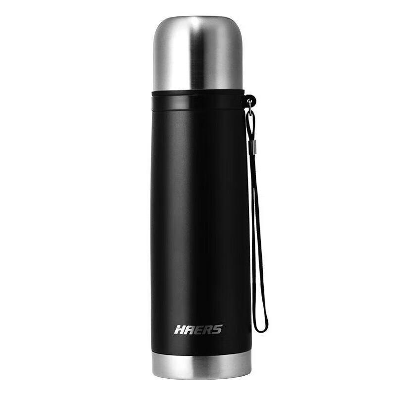 HARS Portable 304 Stainless Steel Vacuum Insulated Water Bottle with Strap