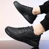 MAEDEF Black Running Shoes Waterproof Athletic Sneakers Men Wear-resistant Man Walking Sport Shoes Comfortable Men Shoes