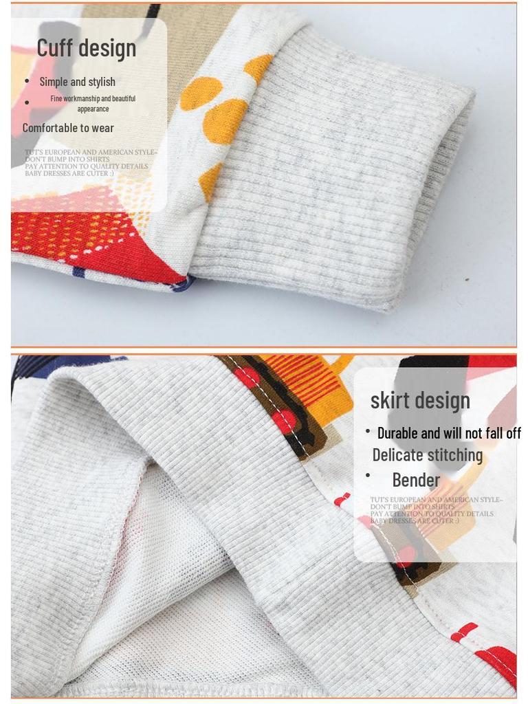 Boys' Autumn Round Neck Long Sleeve Sweatshirt - European & American Style for Kids