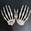 1 Paar Halloween Dekorationsrequisiten Halloween Dekoration Realistische Lebensgroße Skeletthände Plastik Menschenhandknochen Plastikhände