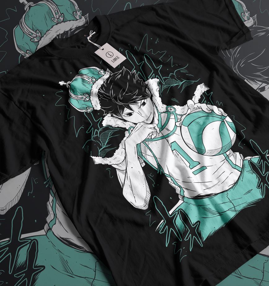 Oikawa Haikyuu T-shirt Team Aoba Johsai Anime Manga Unisex Shirt All Size L