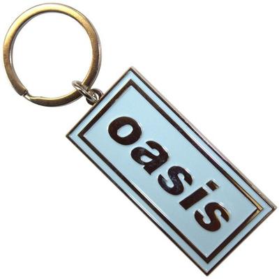 Llavero esmaltado con logo de Oasis