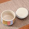 Creative Painted Ceramic Tea Jar Flower Sealed Candy Jar Kitchen Moisture Proof Nuts Coffee Bean Medicinal Herb Storage Box New