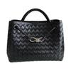 High End Fashion Genuine Leather Women's Handbag Woven Handbag