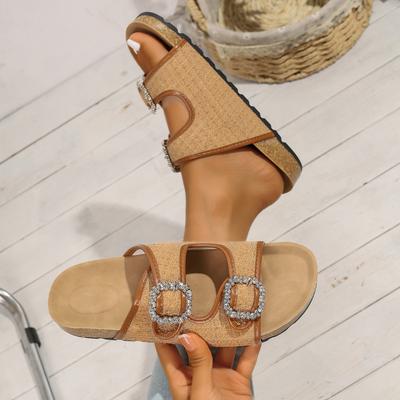 Fashion Summer Women Slippers Bottom Slip-On Rubber Shoes Women 2025 New Outdoor Sandals Version Elegant  Fashion Slippers Slippers