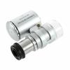 LED Jewelry Glass Microscope 60X Magnification Magnifier Lens Loupes Pocket Mini UV Light for Inspecting Diamond Stamp etc