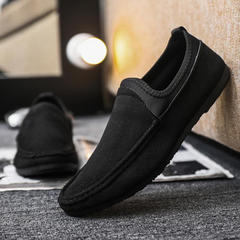 Summer Men Casual Shoes Fashion Man Loafers Breathable Flats Comfortable Lazy Driving Shoes Outdoor Non-slip Soft Canvas Shoes