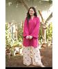 Women's Cotton Kurta Pant Set Elegant Stylish Mandarin Collar 3/4 Sleeves Cord Set