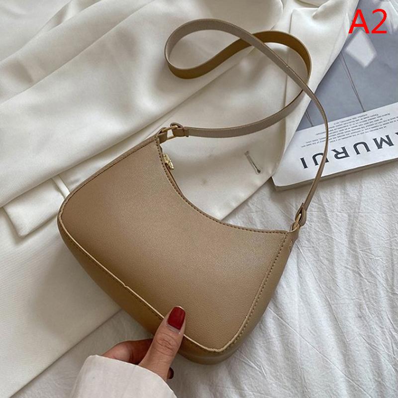 

Женские сумки ретро однотонные из искусственной кожи на плечо подмышку повседневные женские сумки-хобо хаки