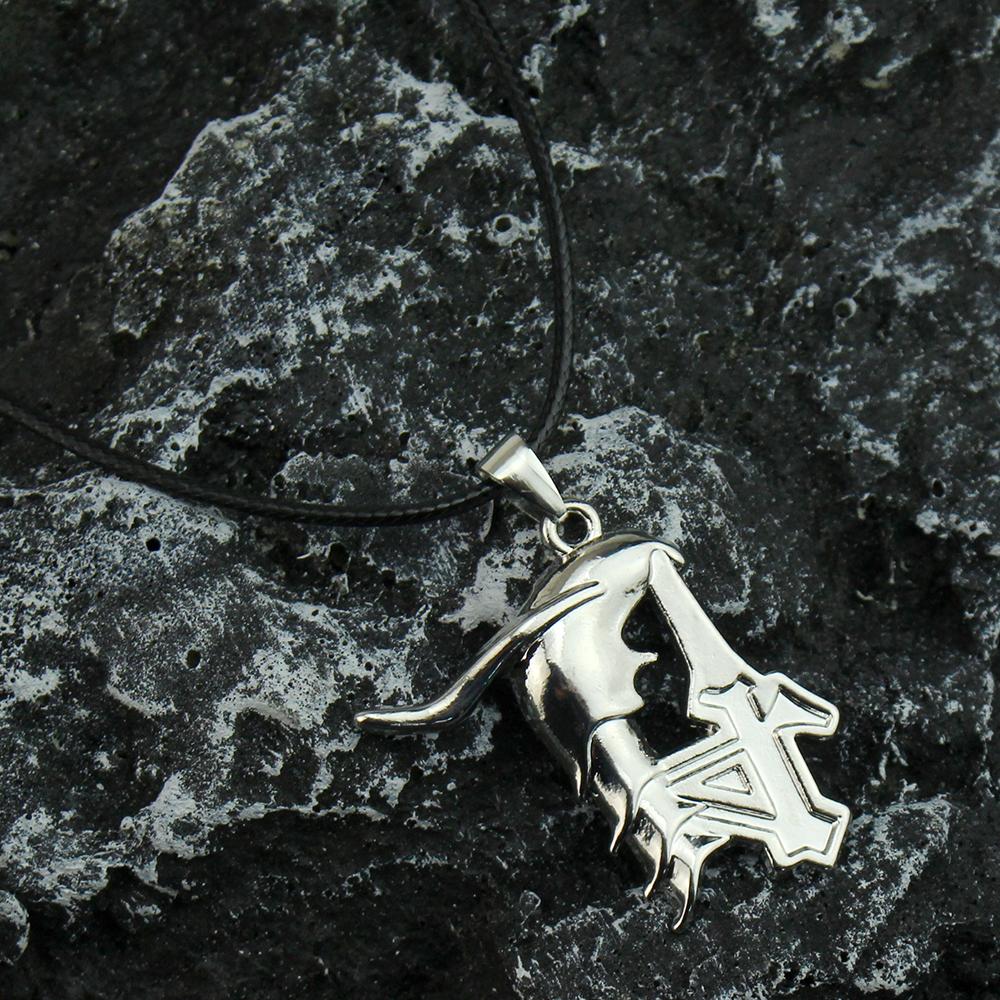 Anime Bleach Ulquiorra Cifer Maske Halskjede Mote Kurosaki Ichigo Knuste Masker Anheng Metall Choker Halskjede Fans Cosplay Gaver