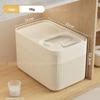 Scatola Contenitore per Riso 5/10/15KG per la Casa con Coperchio a Prova di Insetti e Umidità Scatola per Riso Barattolo Sigillato Contenitore da Cucina per Conservare Cereali Secchi