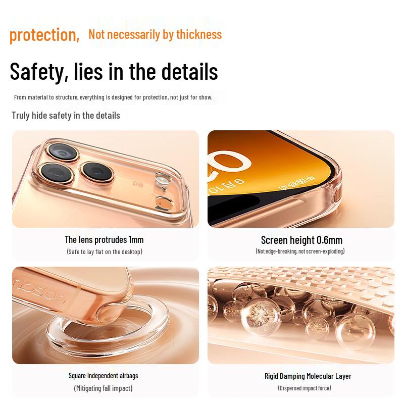 Baseus iPhone 17 Series Transparent Cooling Phone Case