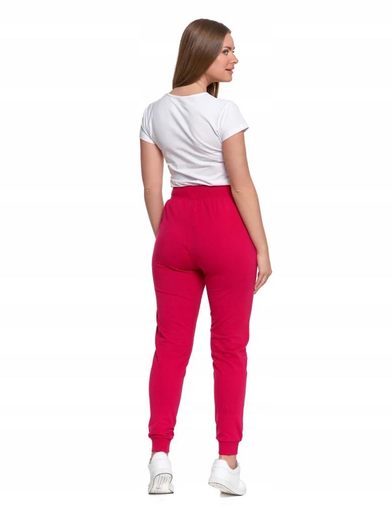 Women's Cotton Sweatpants Comfortable Elastic MORAJ M PINK