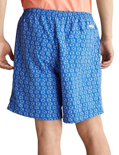 Helly Hansen Print Bask Mid Shorts, Scuba Blue