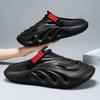 New Summer Outer Wear Thick-soled Stepping Shit Hole Shoes Men Driving Casual Non-slip Sandals Dual-purpose One-word Slippers