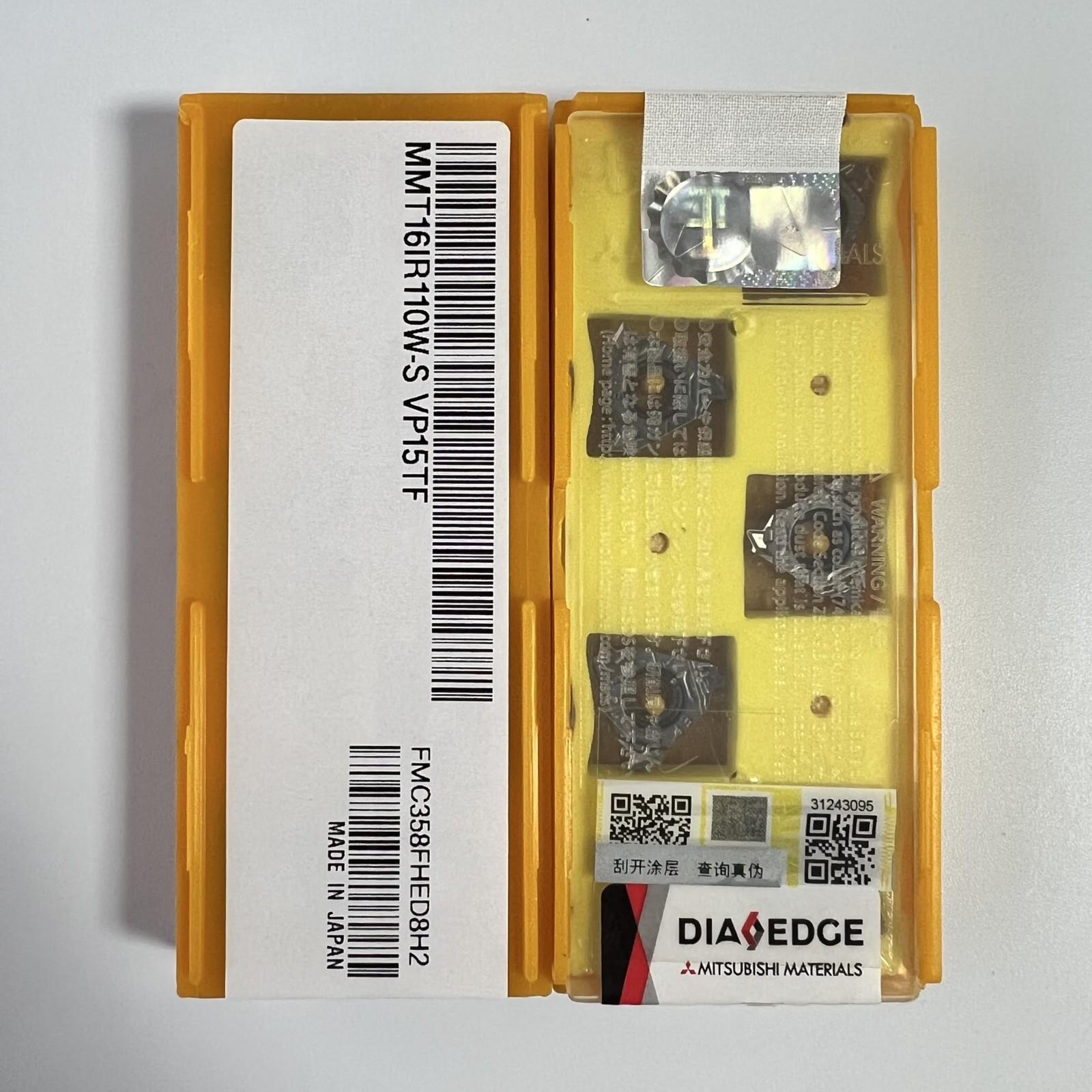 

MITSUBISHI / MMT16IR110W-S VP15TF / Carbide CNC Blade 10 Pcs