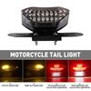 Motorcycle LED Turn Signals Brake Light License Plate Integrated Tail Lights EOA