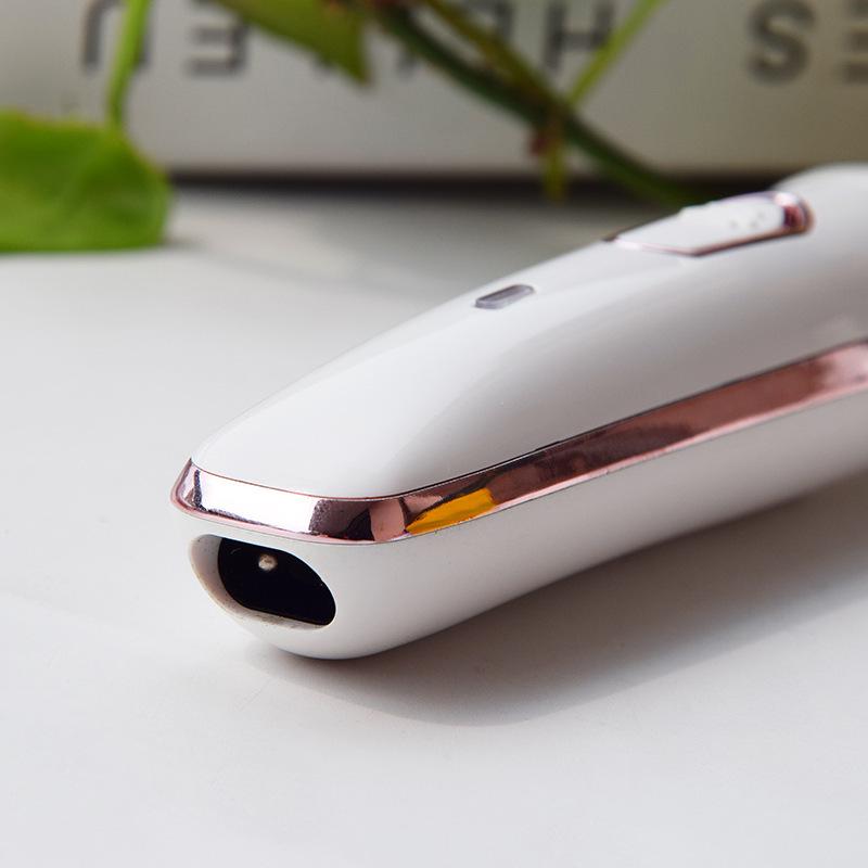 4-in-1 Women's Electric Shaver with USB Charging - Eyebrow Trimmer, Hair Removal for Sideburns, Underarms, Legs, and Bikini Area