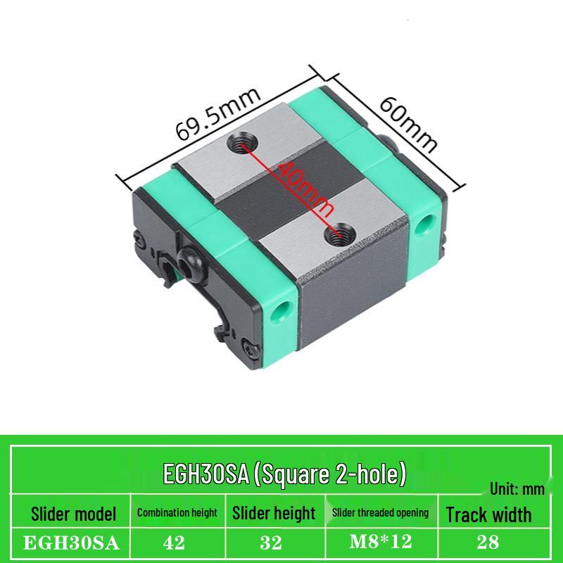 Precision Linear Guide Block Assembly EGH/EGW Series (15-65) CA SC
