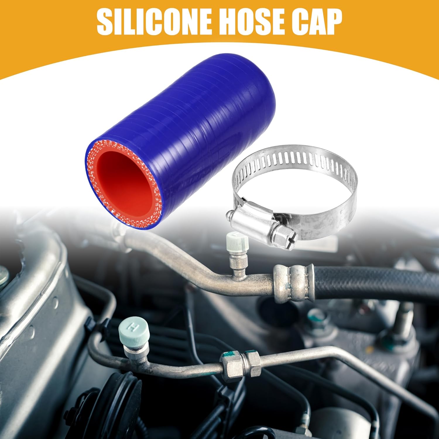 

1 Комплект 28 мм 1,10 Внутренний Диаметр Универсальная Силиконовая Крышка Радиатора Заглушка Конца Вакуумного Шланга Впускного Коллектора - Автомобильная для Охлаждающей Жидкости, Отопителя, Байпаса, Вакуумного Водяного Порта - Силиконовая Синяя Красная