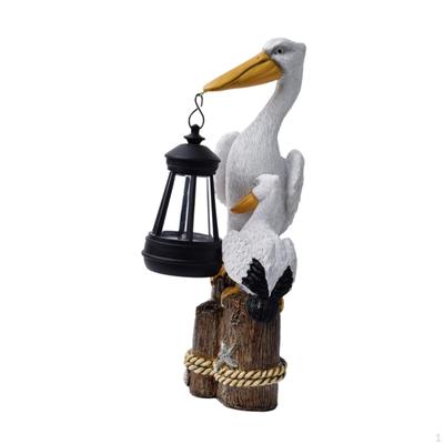 Lumière Solaire de Jardin Sculpture de Fée Décoration Extérieure Oiseau Éclairage Paysager Statue Art de Cour