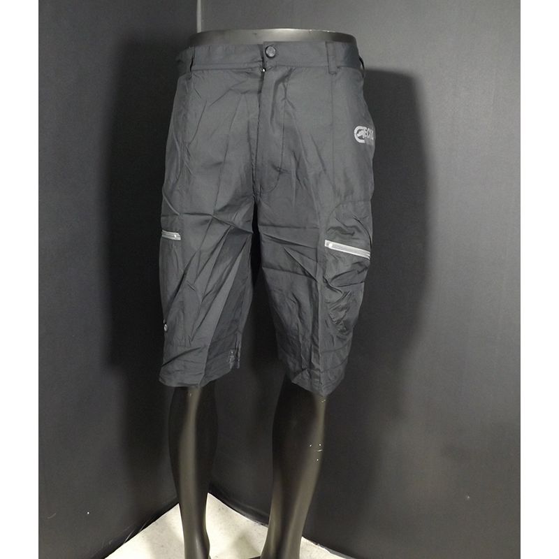 

Foreign Trade Quick-Drying Zipper Workwear with Pocket Men s Shorts Black L