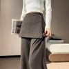 Pantalones de campana detallados con falda de capas La Chapelle