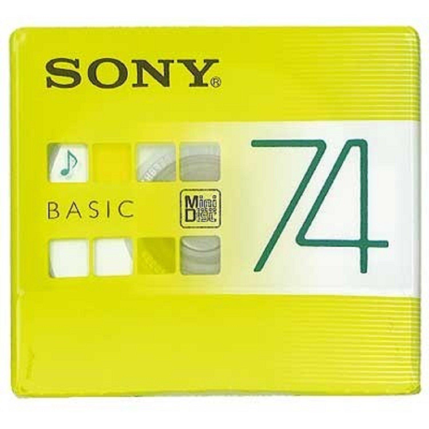 

SONY recording minidisc BASIC 74 minutes