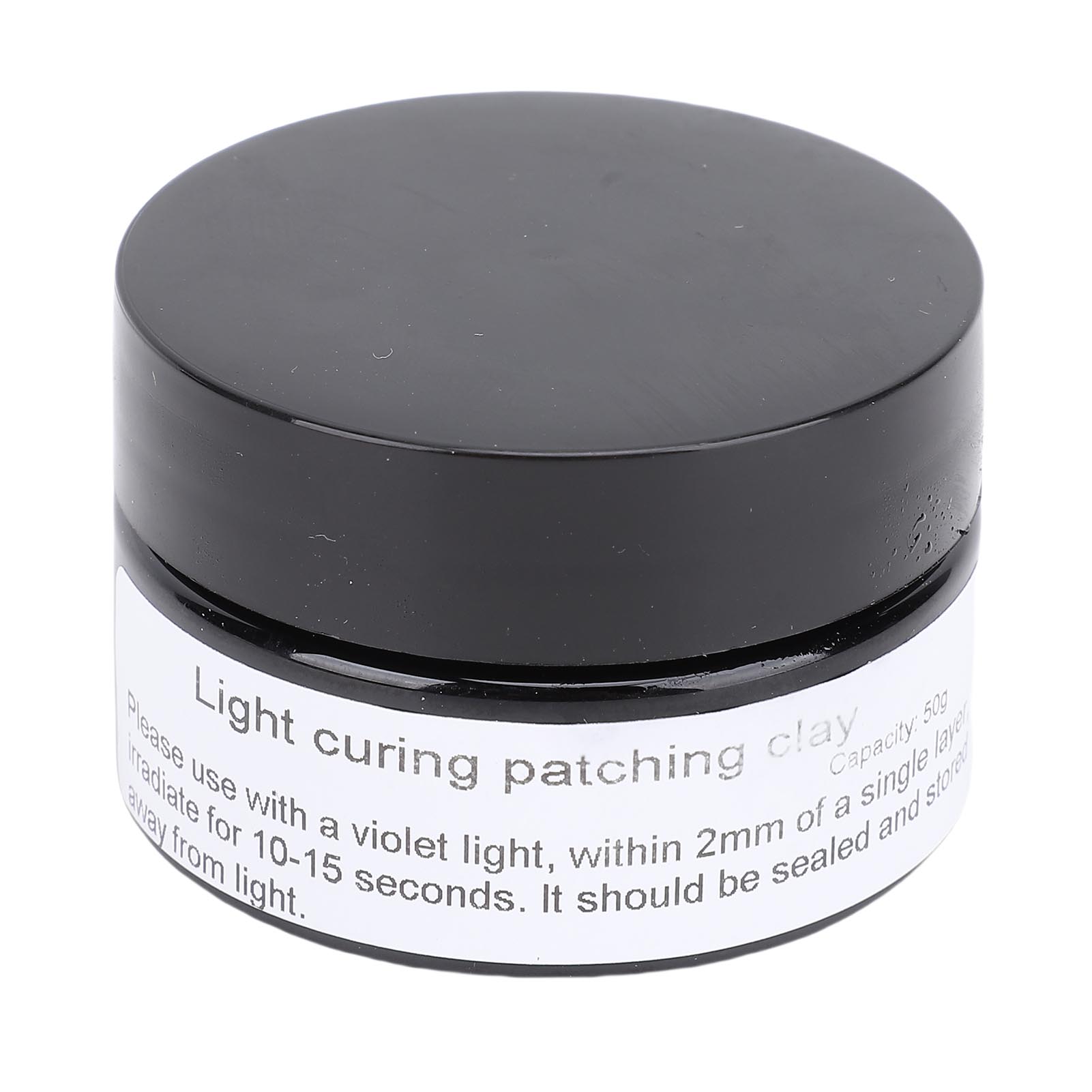 

Ultra Violet Curing Putty 50g Multipurpose Quick Curling Light Curing Putty for Crafts Nail Art 3D Printing Model