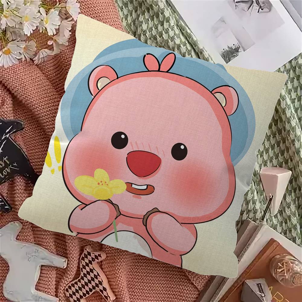 Korea Zanmang LLoopy Cushion Cover Decorative Pillow Sofa Home Decor Case Pillow Cases